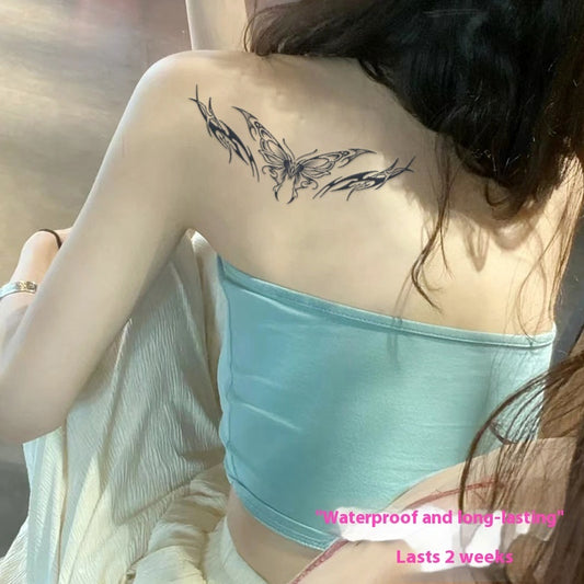 Fruit Juice Herbal Tattoo Sticker Female Waterproof And Durable Arm Clavicle BUY 1 GET 2