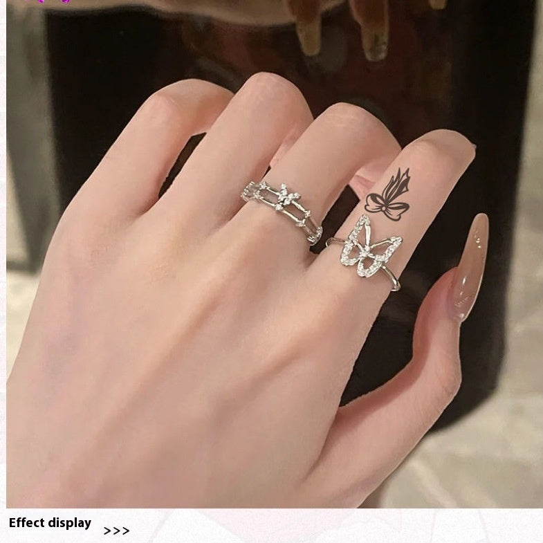 Cute Bow Herbal Juice Tattoo Sticker Semi-permanent  BUY 1 GET 2