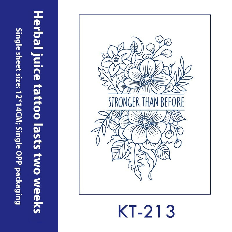 Tattoo Sticker English Letters Ins Style Men's Dark Women's Waterproof BUY 1 GET 2