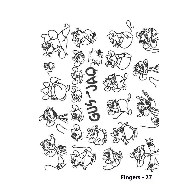 Herbal Juice Tattoo Sticker Sweat-proof Non-reflective Finger Niche Stickers BUY 1 GET 2