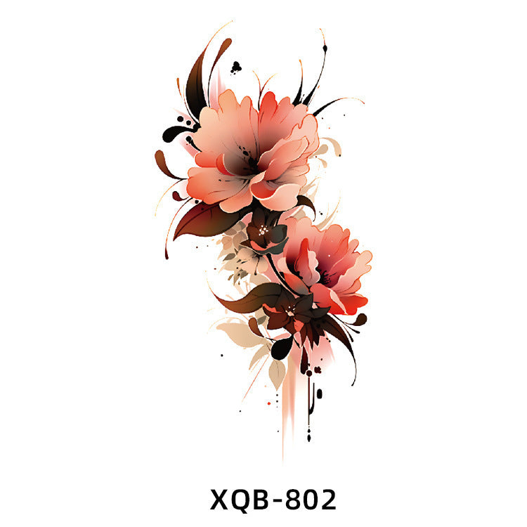 New Flower Arm Tattoo Sticker Waterproof Men And Women BUY 1 GET 2