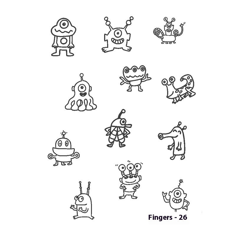 Herbal Juice Tattoo Sticker Sweat-proof Non-reflective Finger Niche Stickers BUY 1 GET 2