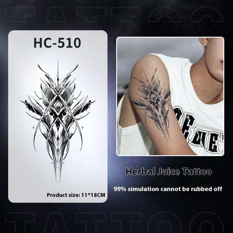 Cool Mecha Tattoo Pattern Waterproof And Durable Non-reflective BUY 1 GET 2