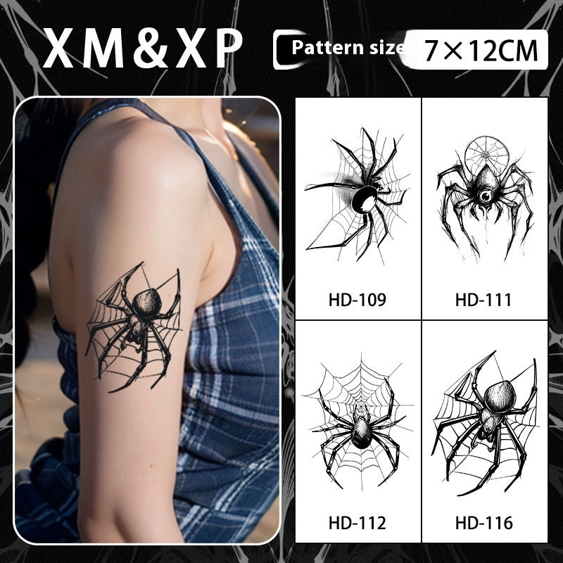 Spider Strange Talk Domineering Herbal Juice Tattoo Sticker Good-looking Sexy BUY 1 GET 2