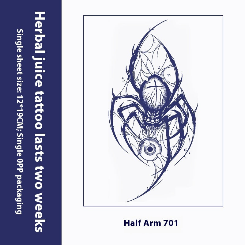 Herbal Tattoo Sticker Dark Flower Arm Juice BUY 1 GET 2