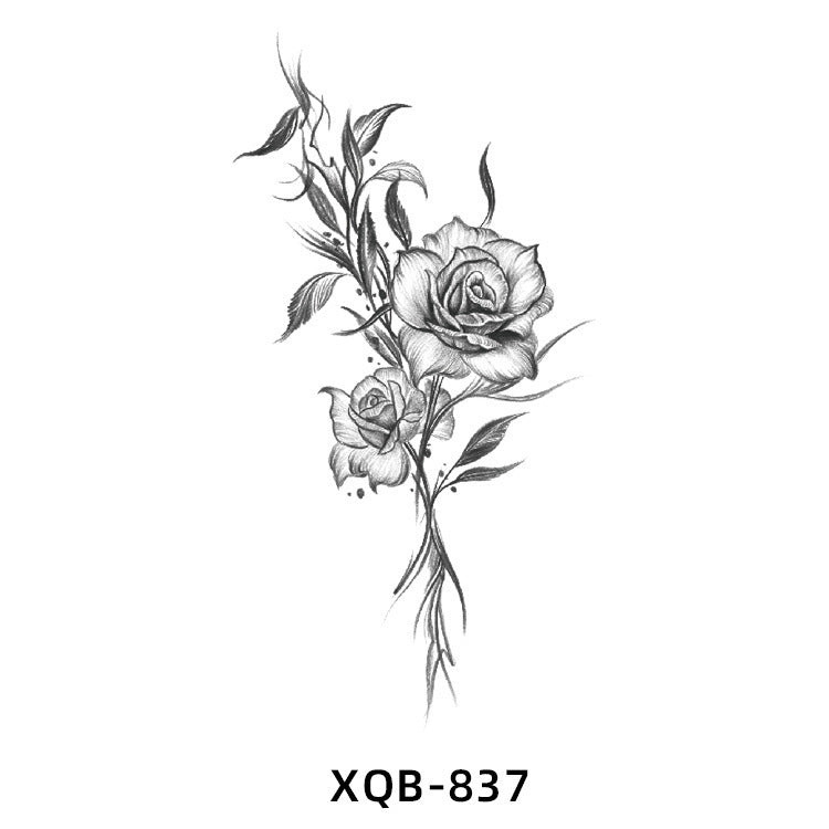 New Flower Arm Tattoo Sticker Waterproof Men And Women BUY 1 GET 2