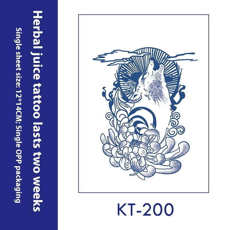 Tattoo Sticker English Letters Ins Style Men's Dark Women's Waterproof BUY 1 GET 2