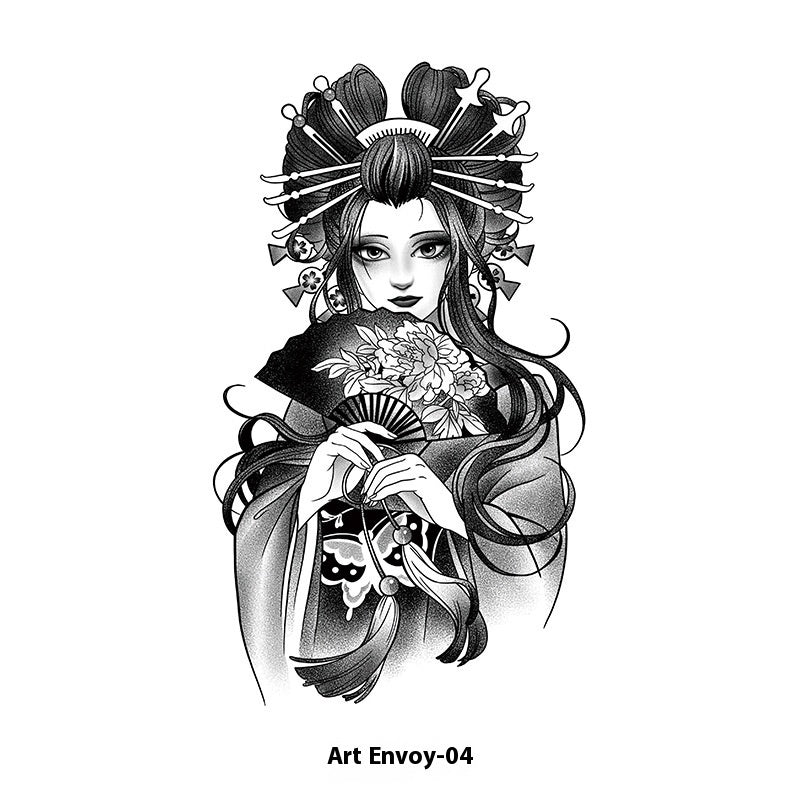 Herbal Waterproof And Durable Tattoo Text Tattoo Stickers BUY 1 GET 2