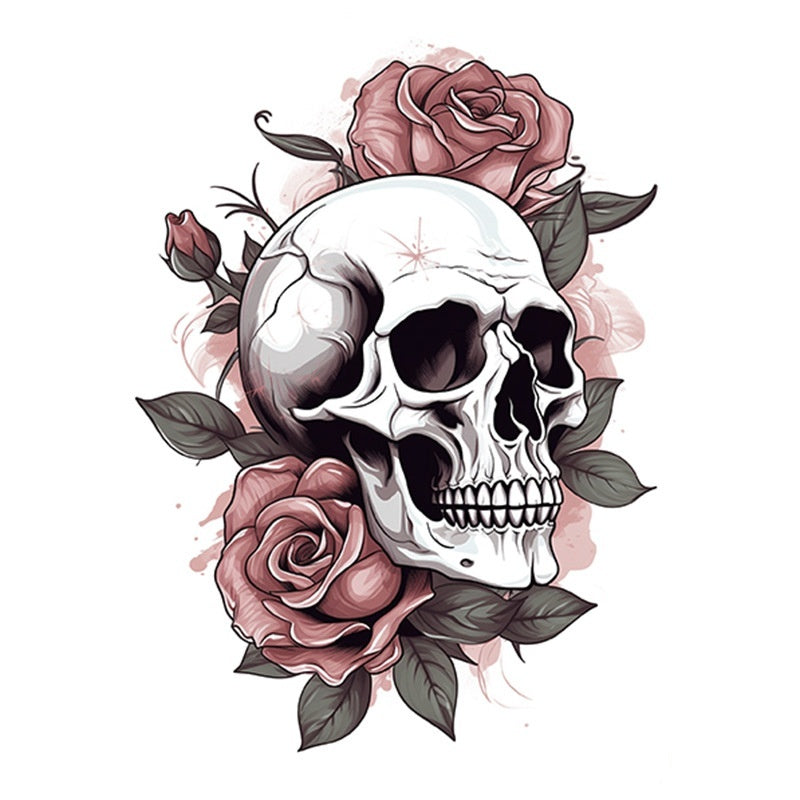 Hot Sale Flower Butterfly Large Pattern Flower Arm Tattoo Sticker BUY 1 GET 2