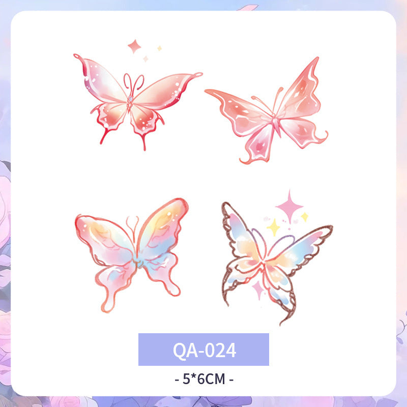 Color Tattoo Sticker Waterproof And Durable Arm Clavicle Personality  BUY 1 GET 3