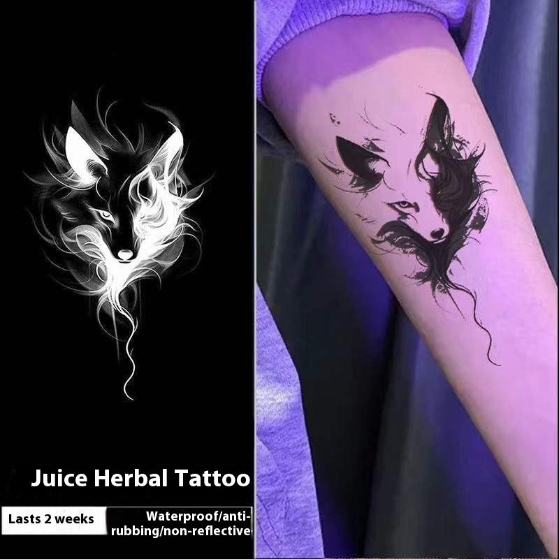 Fire Foxer Tattoo Sticker Herbal Juice Waterproof Semi-permanent BUY 1 GET 2