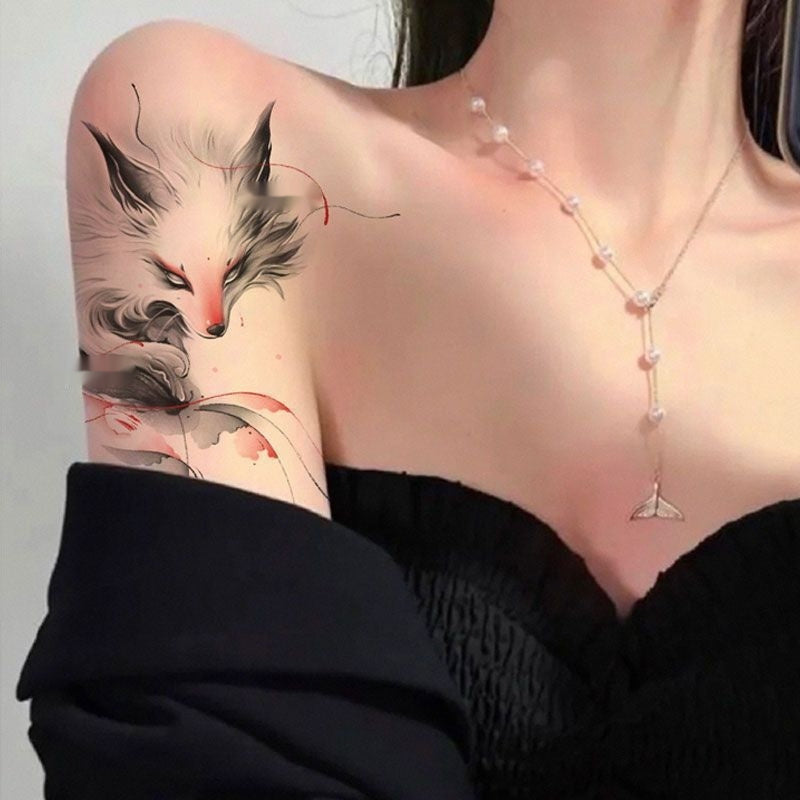 Popular Fox Color Tattoo Sticker Lasting Scar Cover Up BUY 1 GET 3