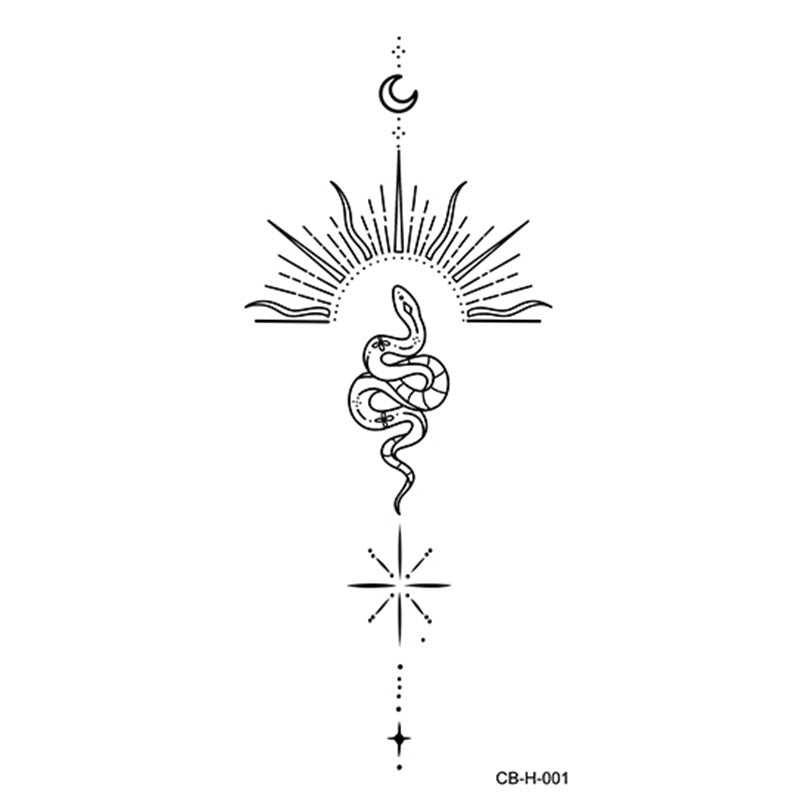 Internet Celebrity Herbal Juice Tattoo Tattoo Sticker BUY 1 GET 2