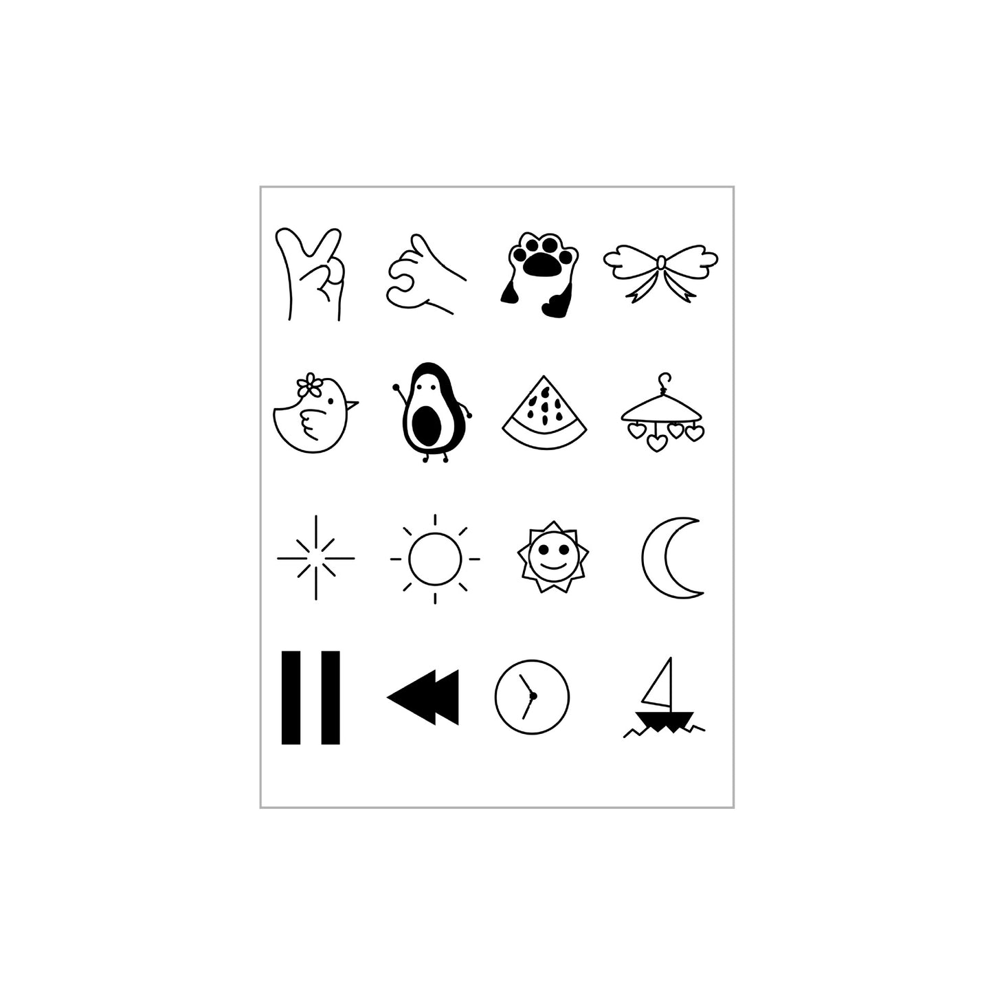 Herbal Juice Semi-permanent Waterproof Tattoo Sticker BUY 1 GET 2