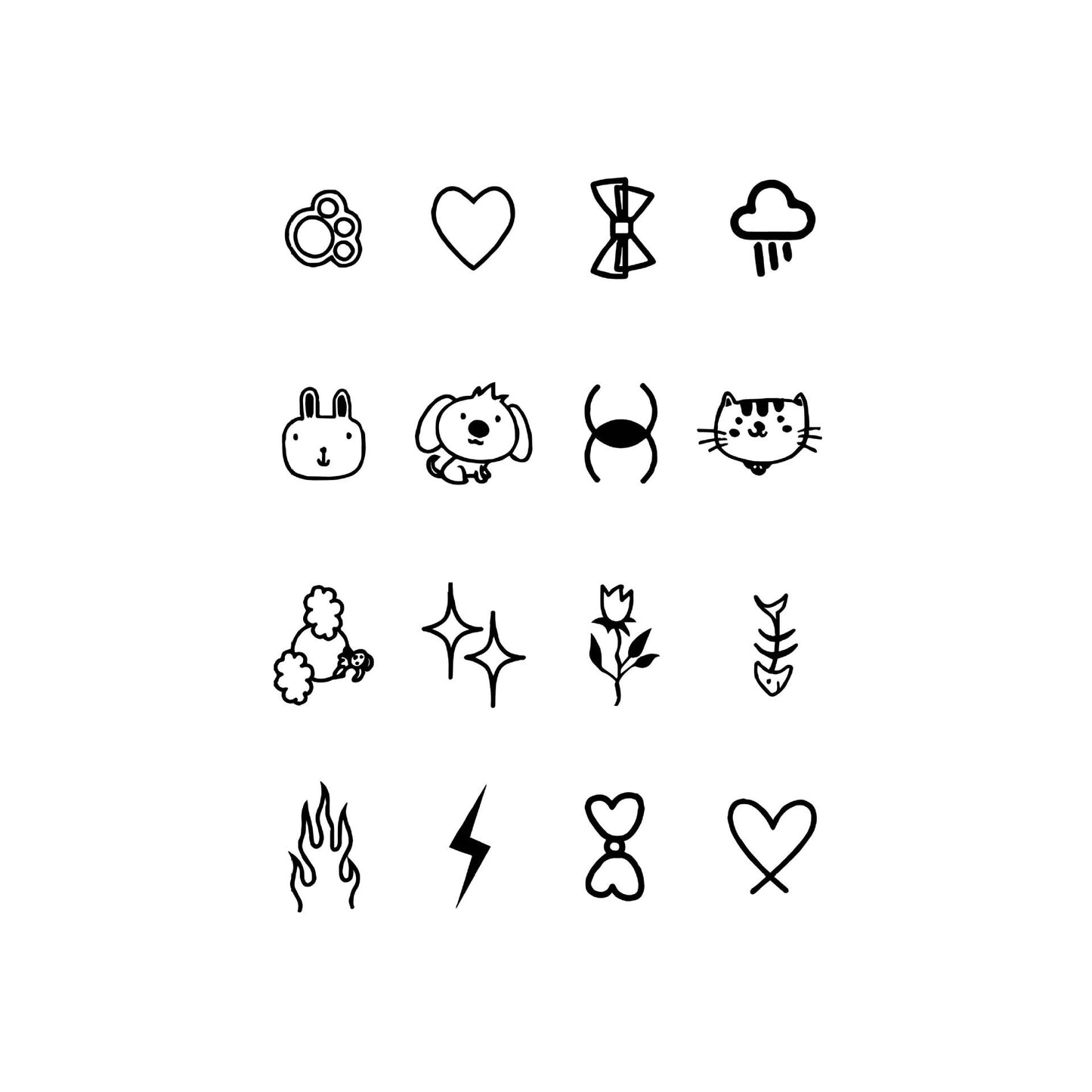 Herbal Juice Semi-permanent Waterproof Tattoo Sticker BUY 1 GET 2