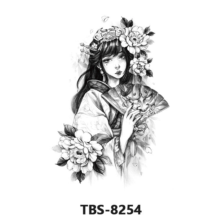 Flower Arm Color Animal Tattoo Sticker BUY 1 GET 2