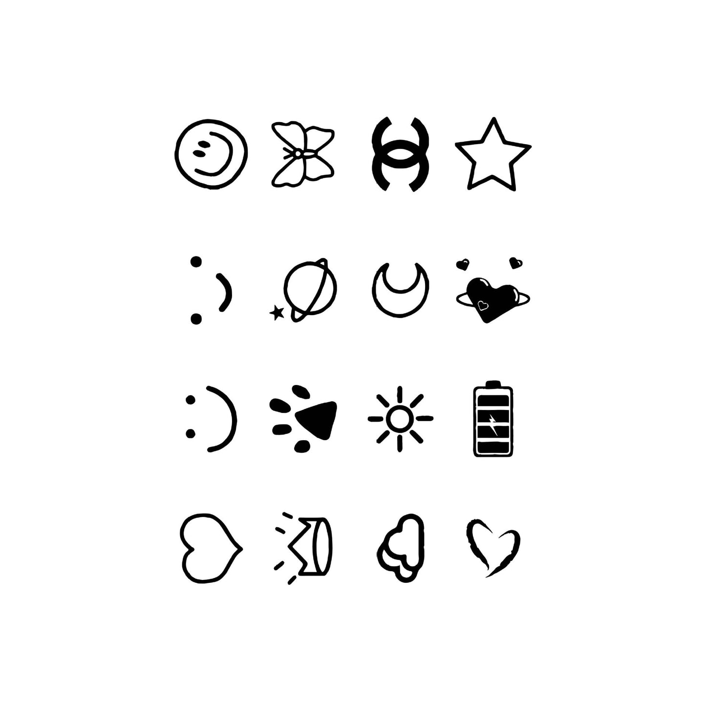 Herbal Juice Semi-permanent Waterproof Tattoo Sticker BUY 1 GET 2