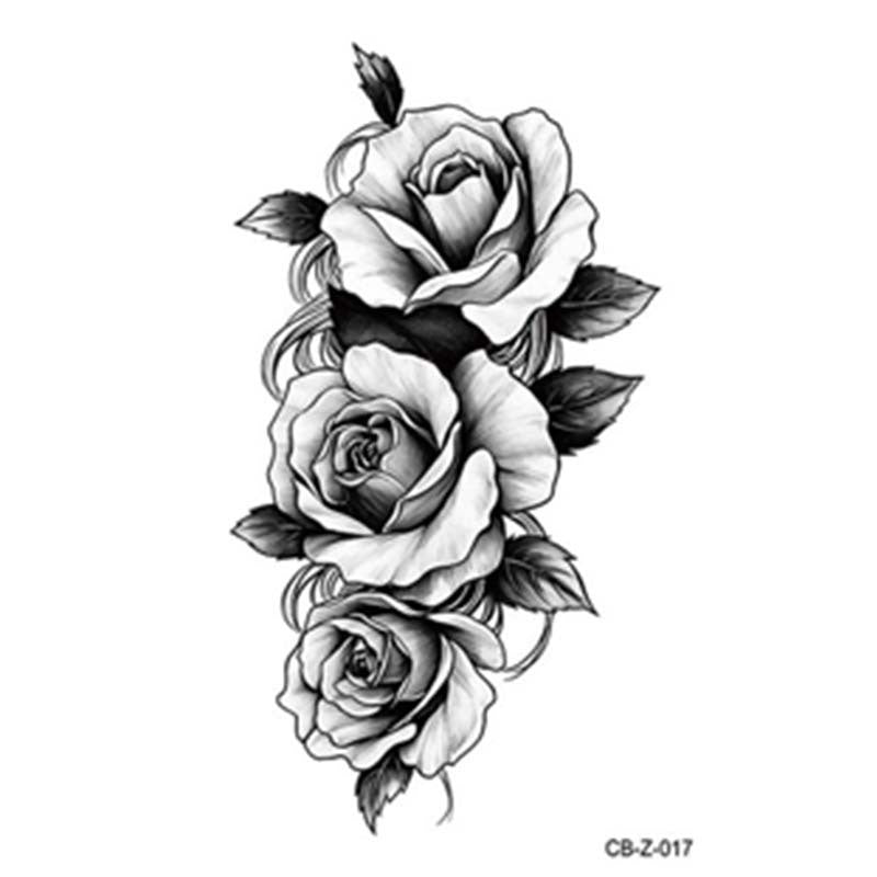 European And American Style Herbal Juice Tattoo Sticker Half Sleeve Semi-permanent BUY 1 GET 2