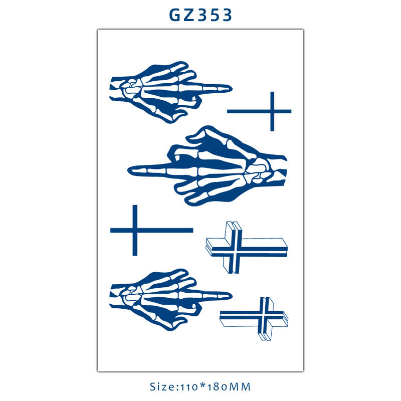 Tattoo Sticker Semi-permanent Herbal Juice Tattoo Sticker Simulation Personality BUY 1 GET 2