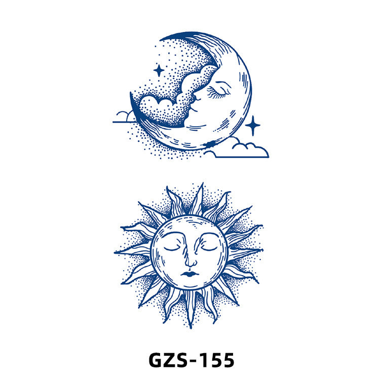 Herbal Juice Tattoo Sticker Cute Flowers Semi-permanent BUY 1 GET 2