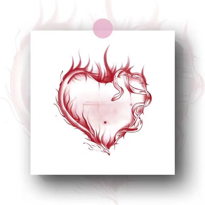 Dead Butterfly Blood Night Tattoo Sticker Hot Girl Sweet Cool Pure Desire Wind Dark Series  BUY 1 GET 3