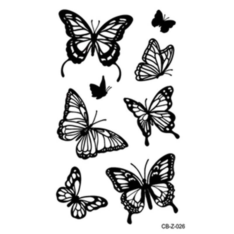 European And American Style Herbal Juice Tattoo Sticker Half Sleeve Semi-permanent BUY 1 GET 2