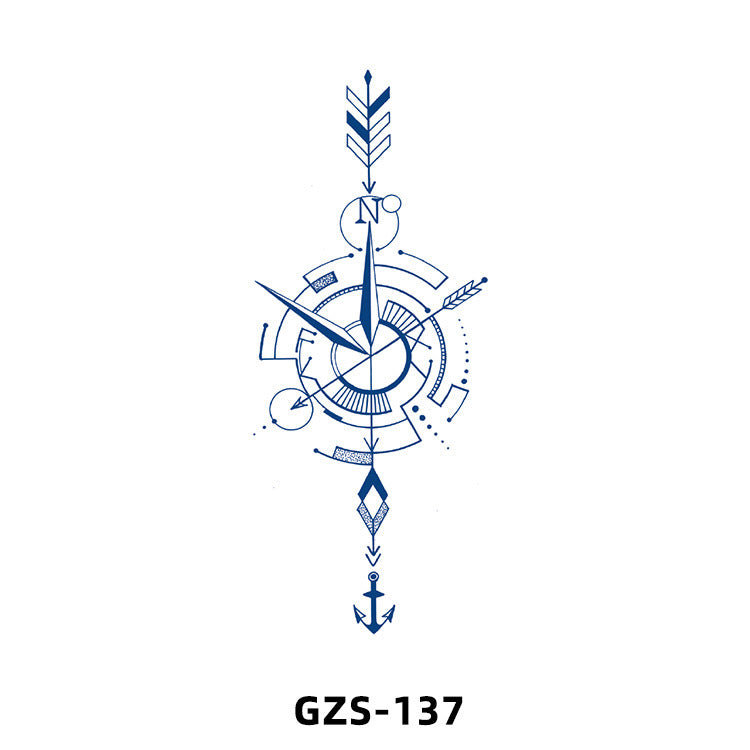 Herbal Juice Tattoo Sticker Cute Flowers Semi-permanent BUY 1 GET 2