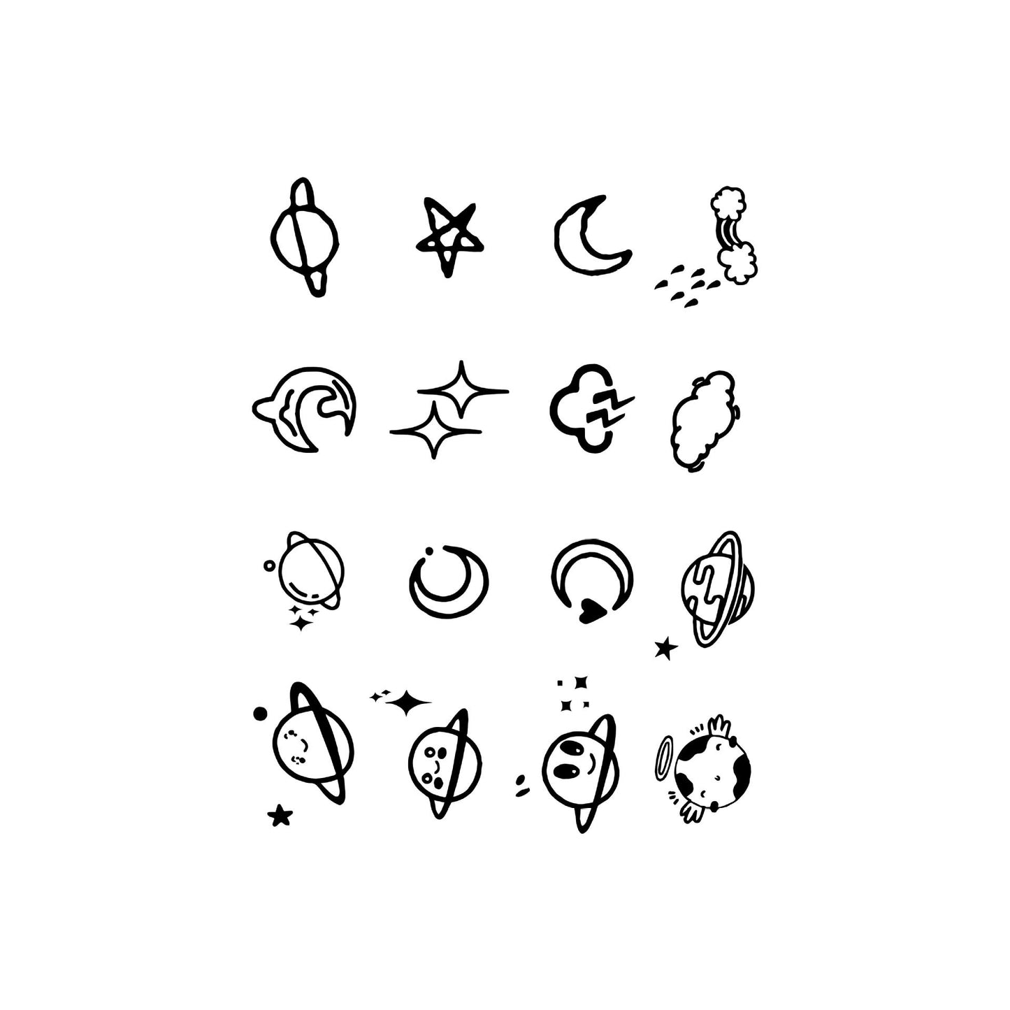 Herbal Juice Semi-permanent Waterproof Tattoo Sticker BUY 1 GET 2