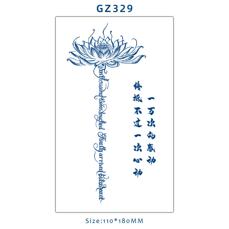 Tattoo Sticker Semi-permanent Herbal Juice Tattoo Sticker Simulation Personality BUY 1 GET 2