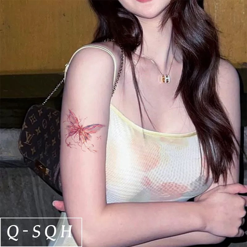 Colorful Tattoo Sticker Sweet Cool Ins Style Butterfly BUY 1 GET 3