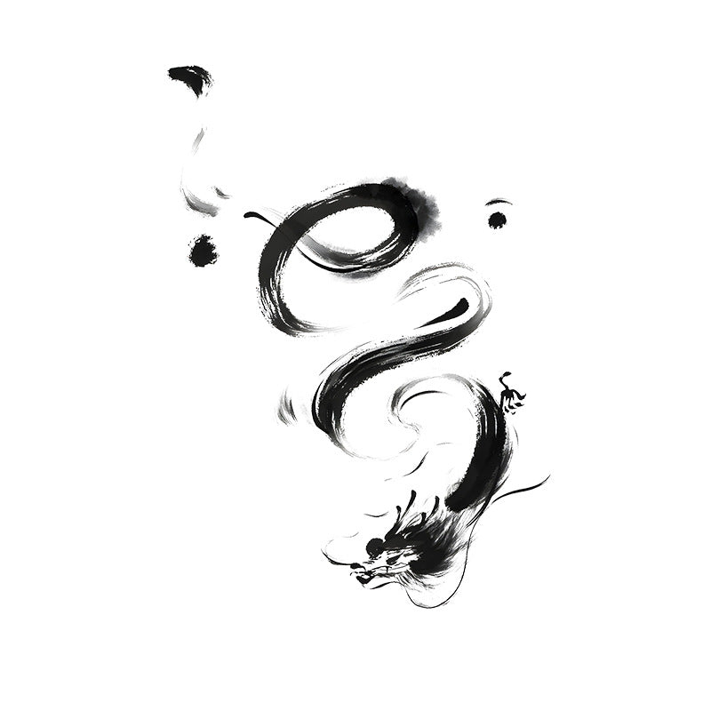 Ink Dragon Long Lasting Waterproof Tattoo Sticker Men BUY 1 GET 2