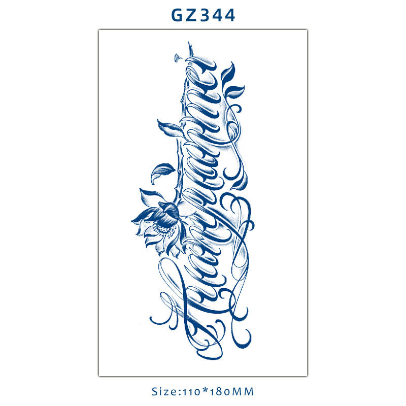 Tattoo Sticker Semi-permanent Herbal Juice Tattoo Sticker Simulation Personality BUY 1 GET 2