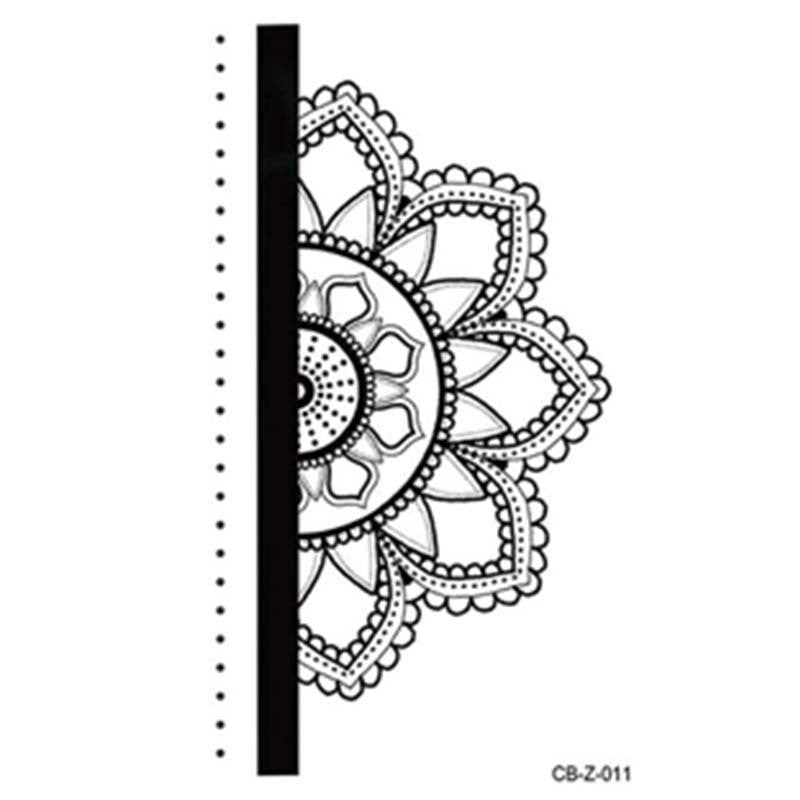 European And American Style Herbal Juice Tattoo Sticker Half Sleeve Semi-permanent BUY 1 GET 2