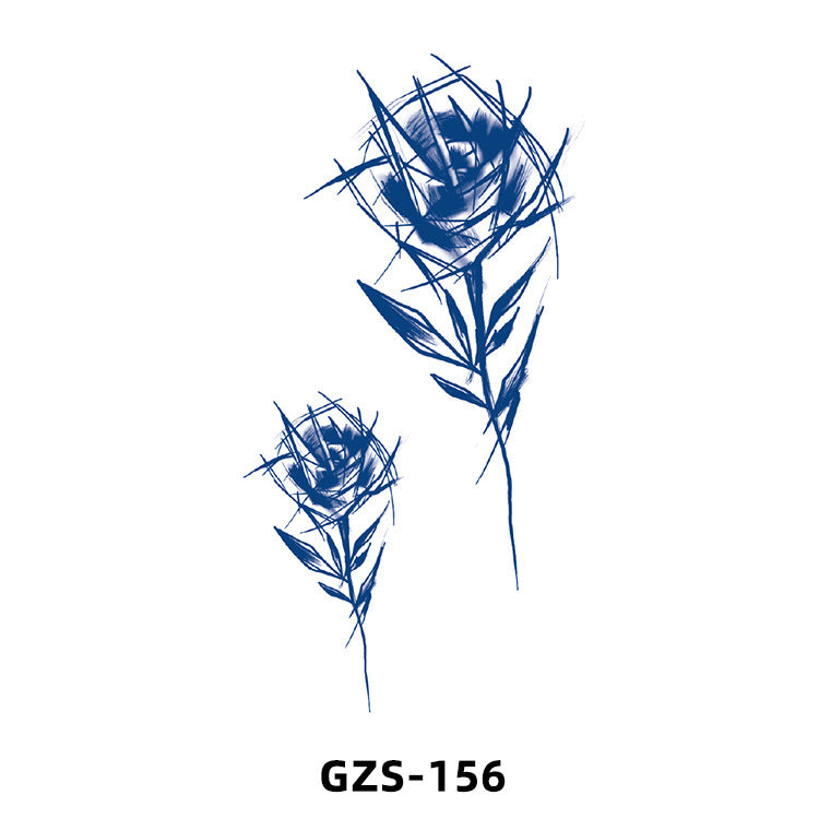 Herbal Juice Tattoo Sticker Cute Flowers Semi-permanent BUY 1 GET 2