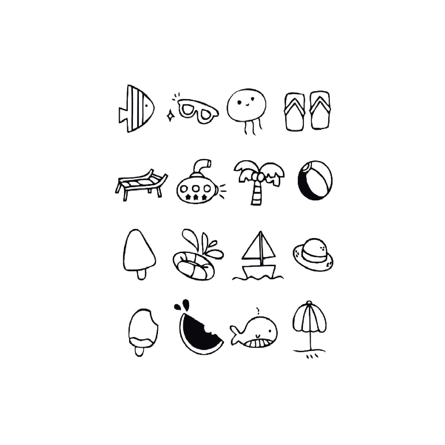 Herbal Juice Semi-permanent Waterproof Tattoo Sticker BUY 1 GET 2