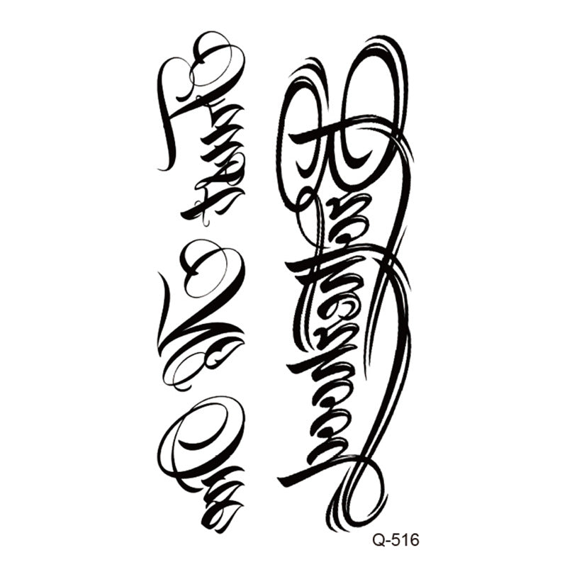 Waterproof Tattoo Sticker Set Any Combination BUY 1 GET 3