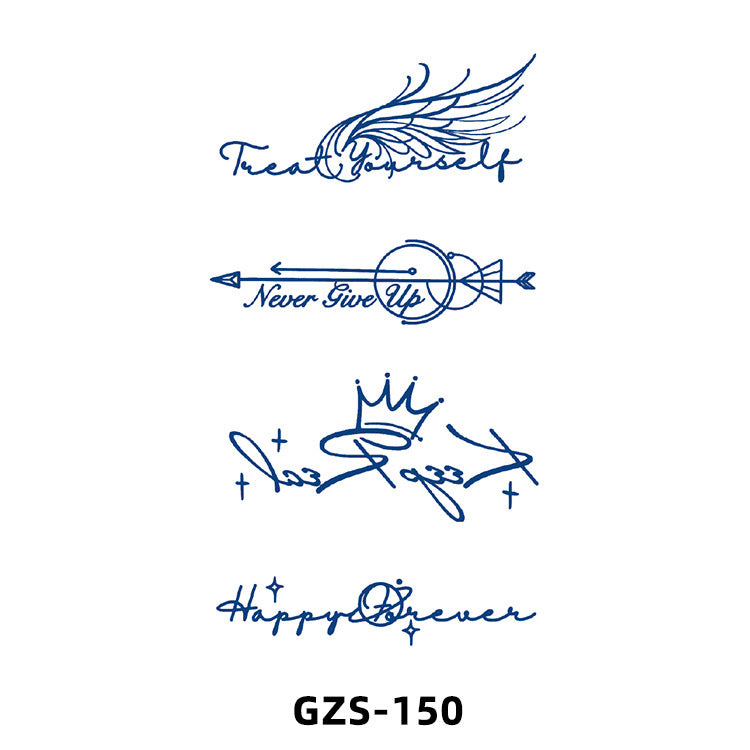 Herbal Juice Tattoo Sticker Cute Flowers Semi-permanent BUY 1 GET 2