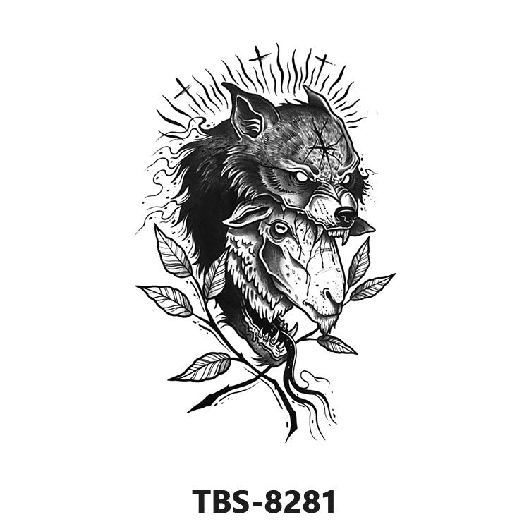 Flower Arm Color Animal Tattoo Sticker BUY 1 GET 2