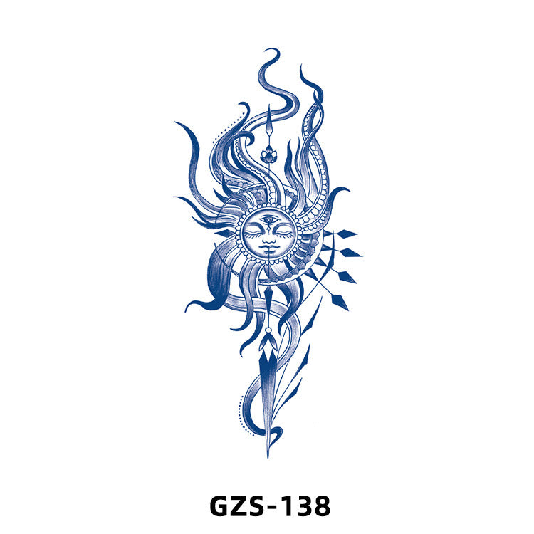 Herbal Juice Tattoo Sticker Cute Flowers Semi-permanent BUY 1 GET 2