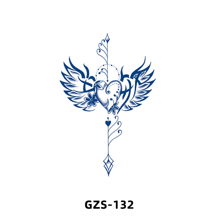 Herbal Juice Tattoo Sticker Cute Flowers Semi-permanent BUY 1 GET 2