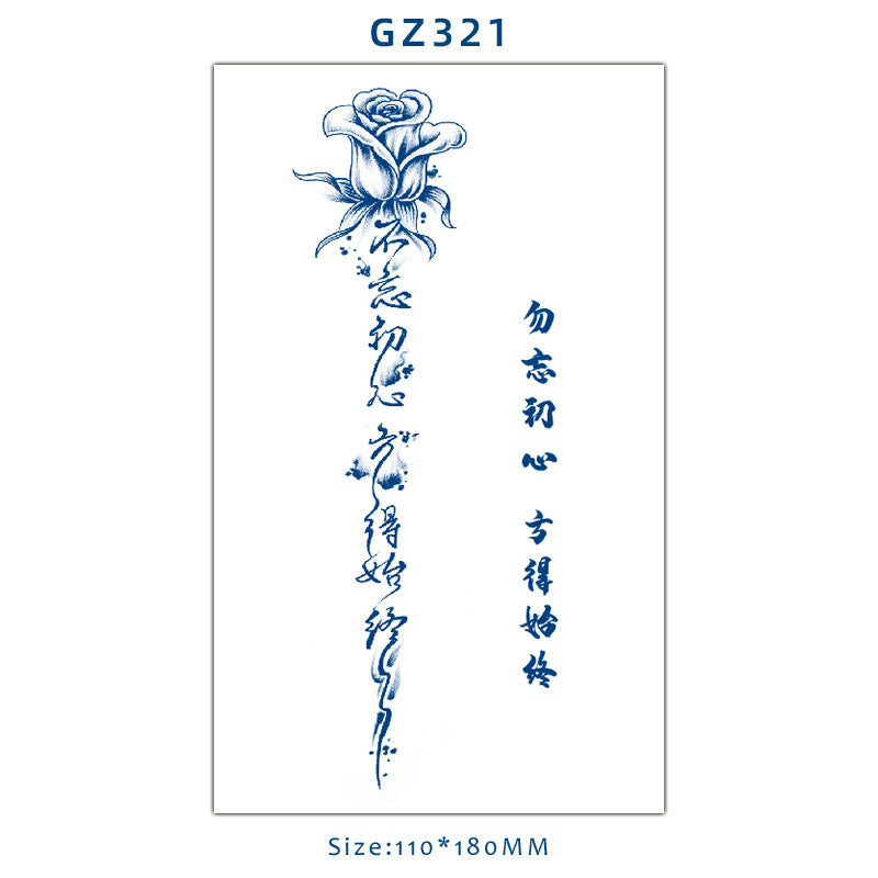 Tattoo Sticker Semi-permanent Herbal Juice Tattoo Sticker Simulation Personality BUY 1 GET 2