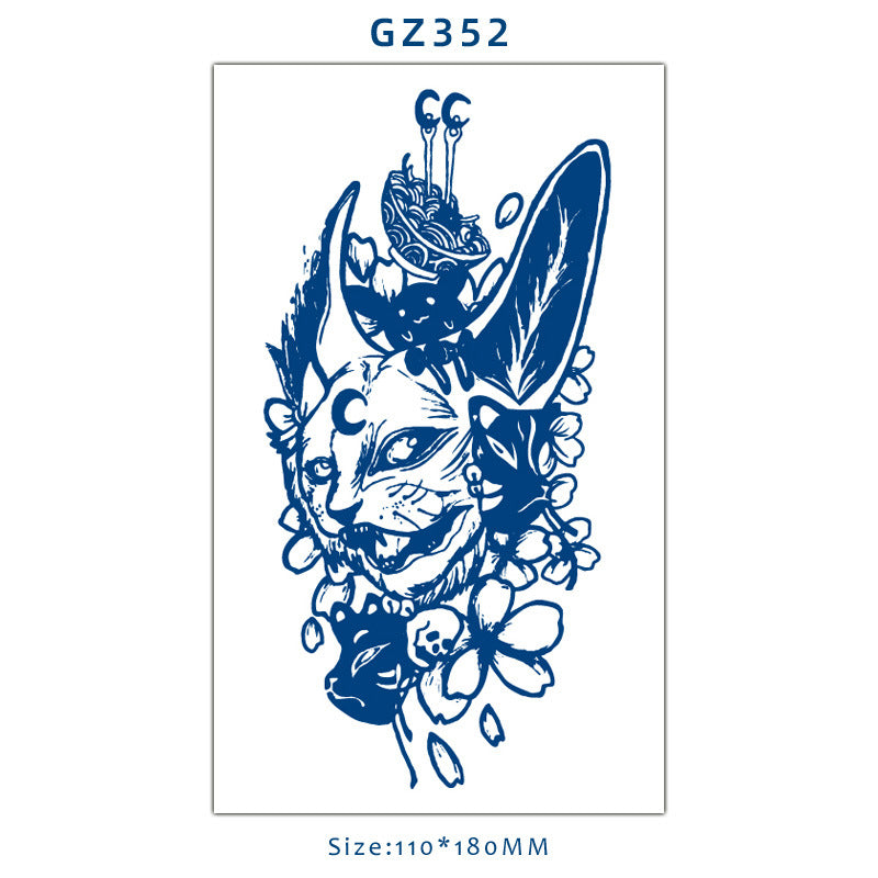 Tattoo Sticker Semi-permanent Herbal Juice Tattoo Sticker Simulation Personality BUY 1 GET 2