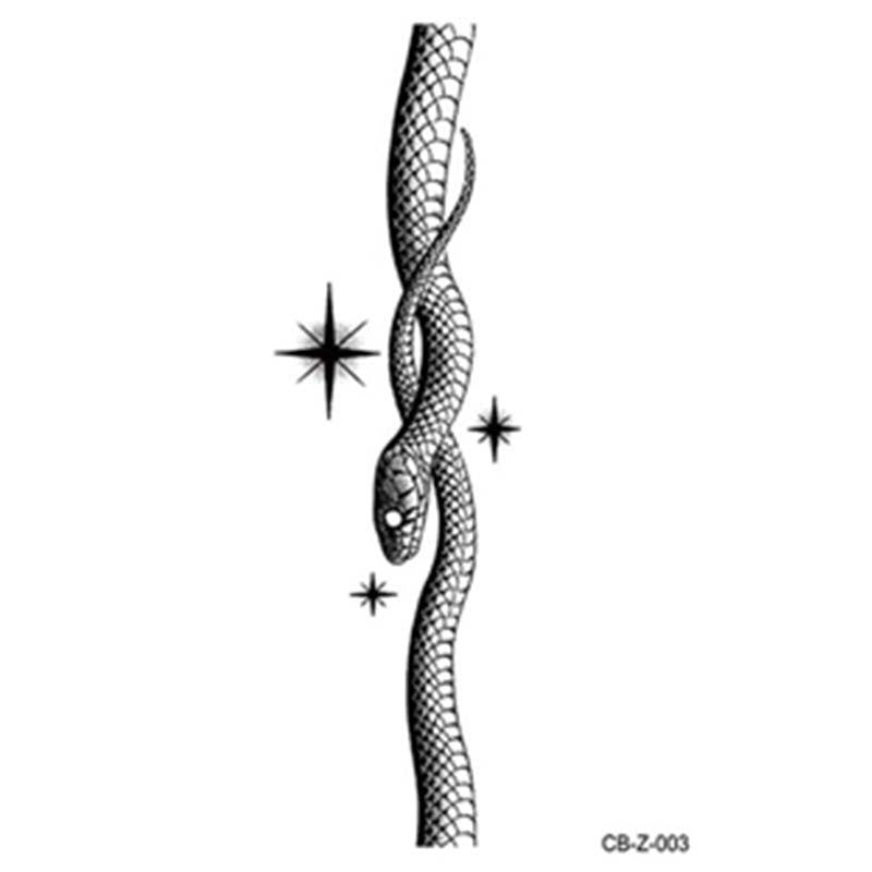 European And American Style Herbal Juice Tattoo Sticker Half Sleeve Semi-permanent BUY 1 GET 2