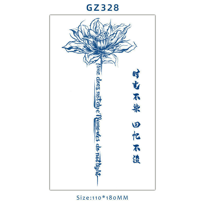 Tattoo Sticker Semi-permanent Herbal Juice Tattoo Sticker Simulation Personality BUY 1 GET 2