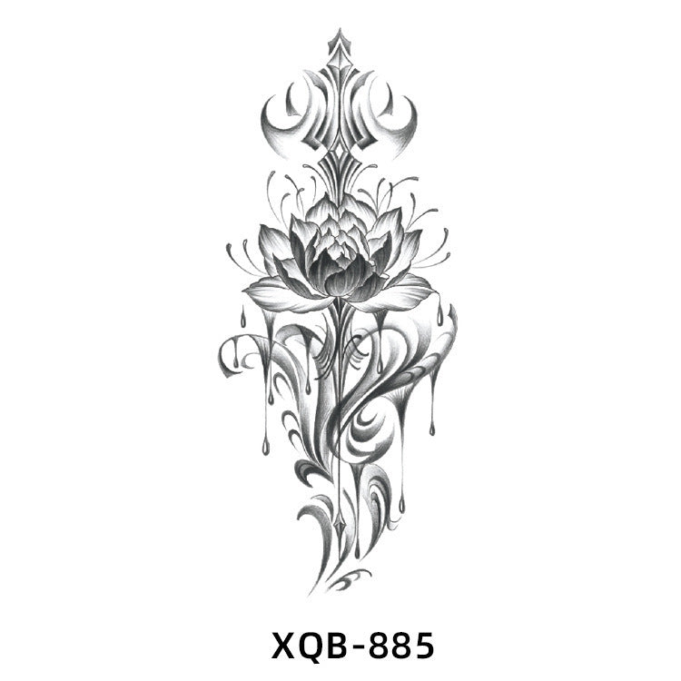 New Flower Arm Tattoo Sticker Waterproof Men And Women BUY 1 GET 2