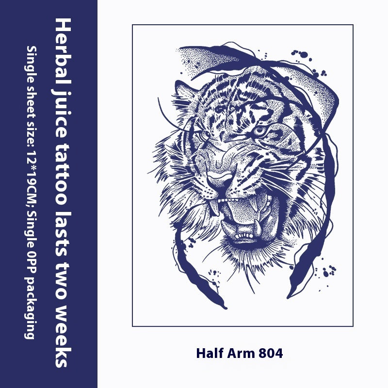 Herbal Tattoo Sticker Dark Flower Arm Juice BUY 1 GET 2