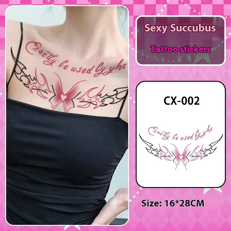 Tattoo Sticker Private Waist And Abdomen Waterproof Women's Long-lasting BUY 1 GET 2