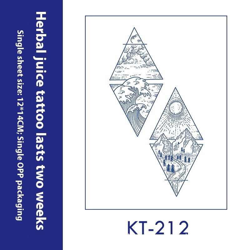 Tattoo Sticker English Letters Ins Style Men's Dark Women's Waterproof BUY 1 GET 2