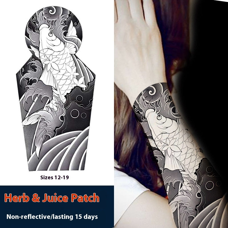 New Traditional Herbal Semi-permanent Tattoo Sticker Long Lasting Waterproof BUY 1 GET 2