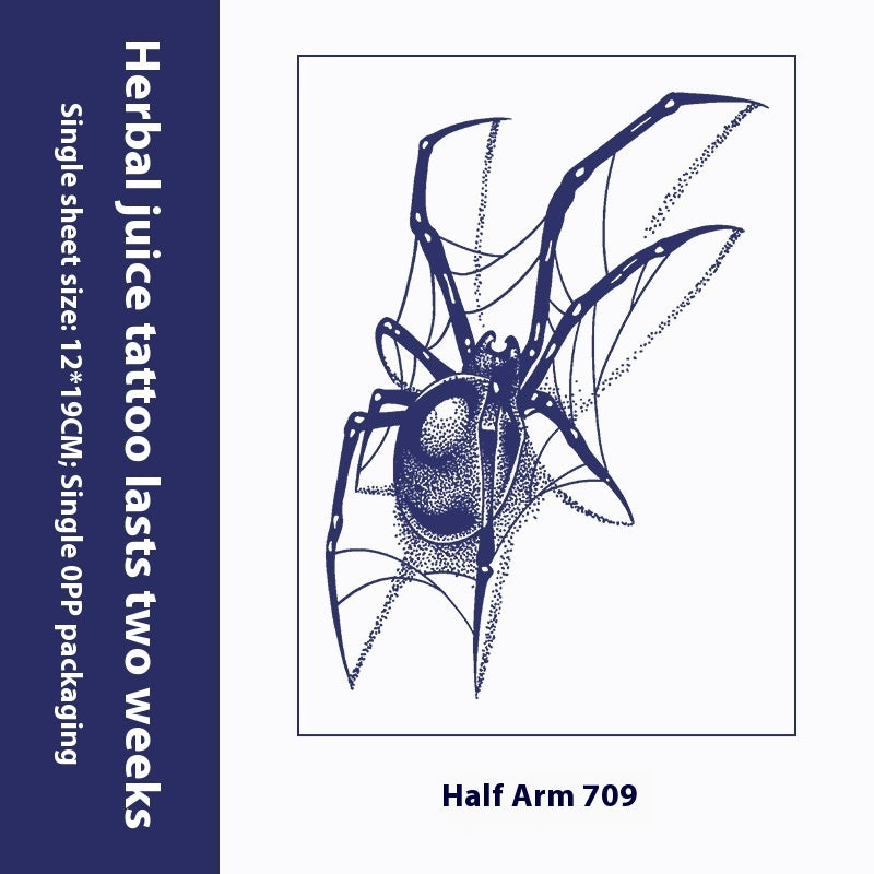 Herbal Tattoo Sticker Dark Flower Arm Juice BUY 1 GET 2